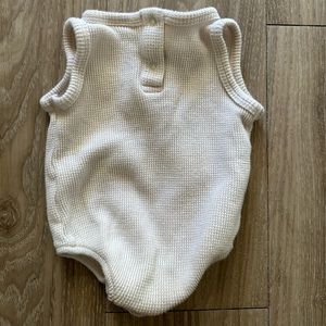 Spearmint baby spearmintbaby onesie bodysuit waffle organic cotton sleeveless